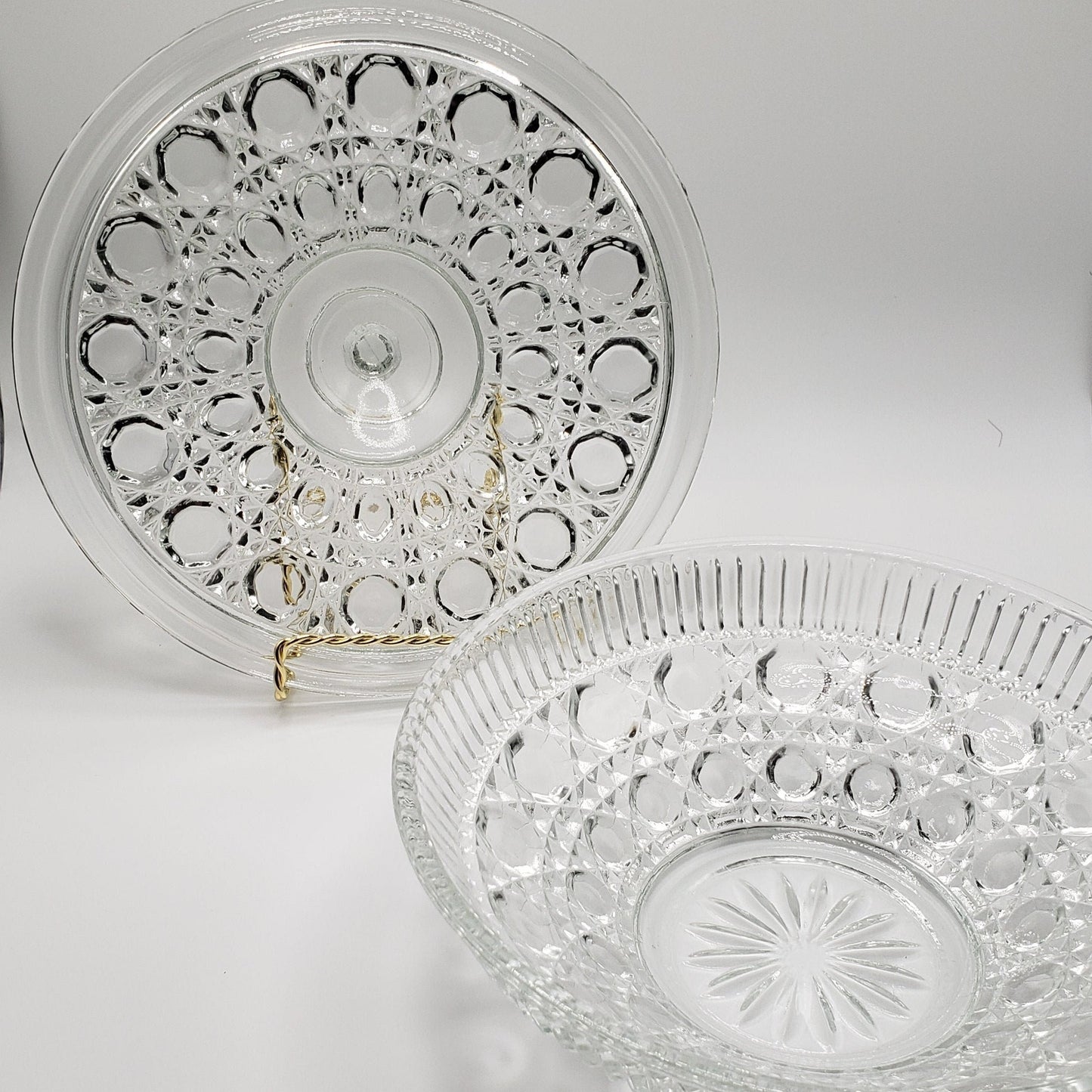 Candy Dish & Lid Windsor Clear by Federal Glass