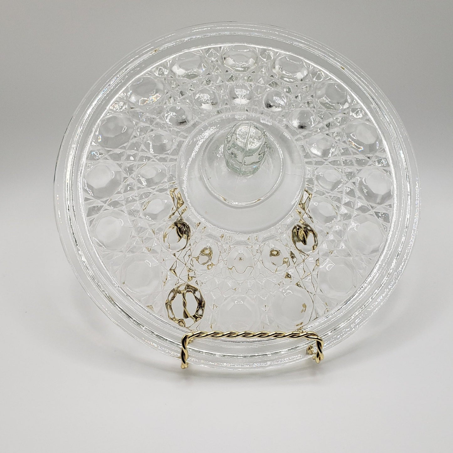 Candy Dish & Lid Windsor Clear by Federal Glass