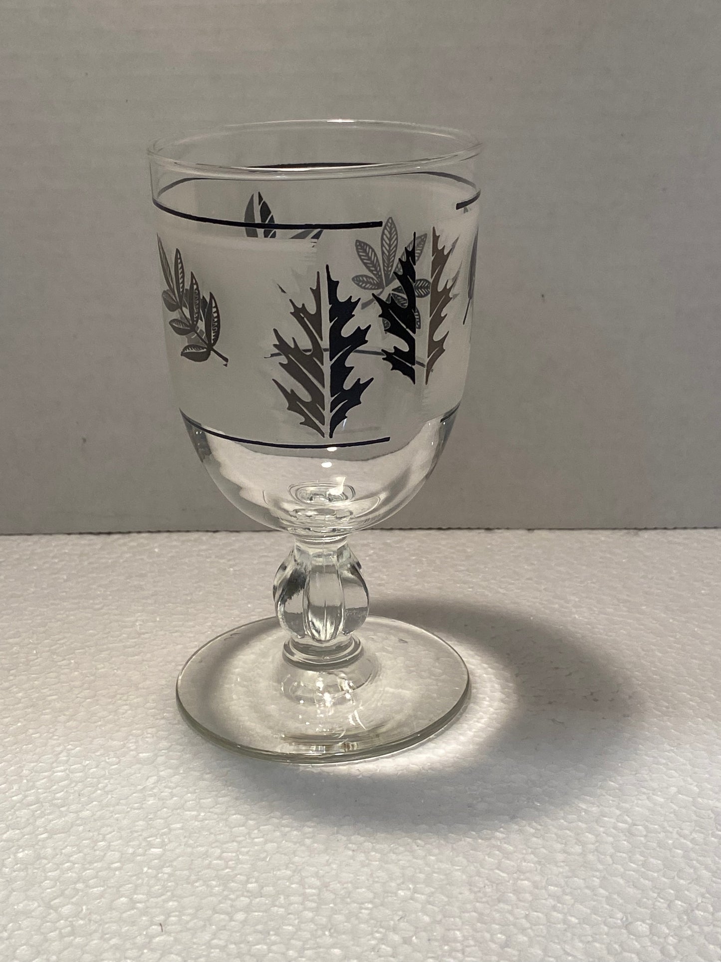 Silver Leaf by Libbey Glass Company Water Glass